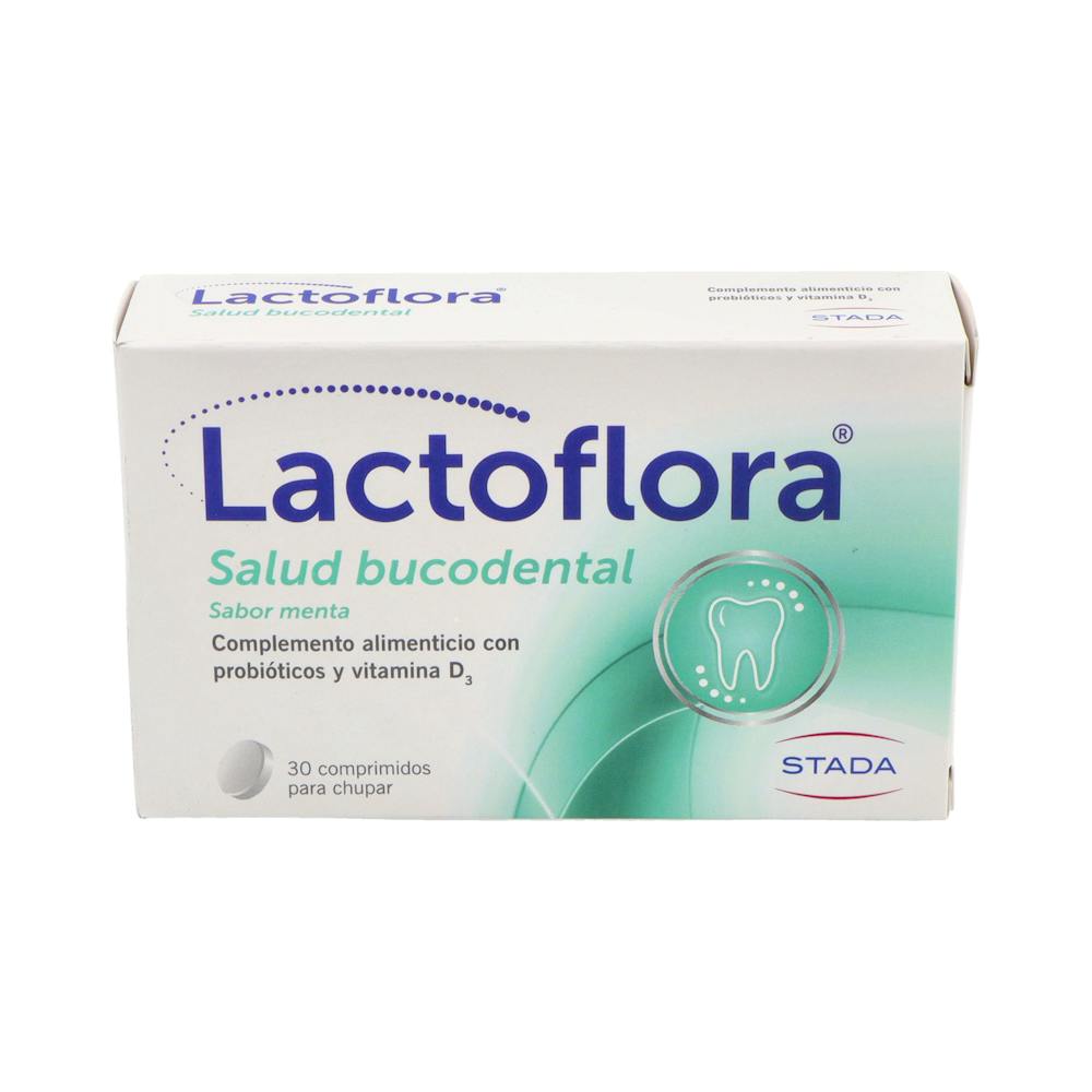 LACTOFLORA SALUD BUCODENTAL 30 COMPRIMIDOS PARA CHUPAR SABOR MENTA