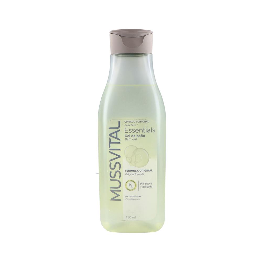 MUSSVITAL ESSENTIALS GEL DE BAÑO ORIGINAL 1 ENVASE 750 ML