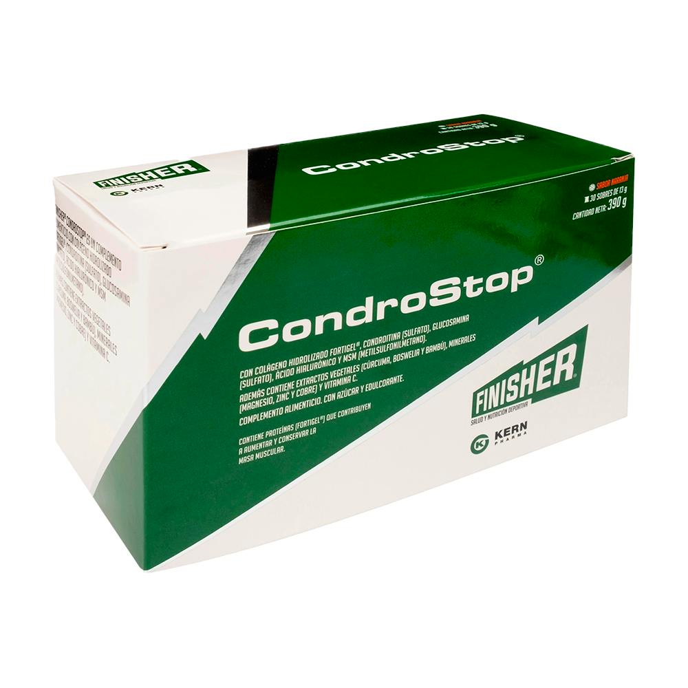 CONDROSTOP KERN FINISHER 30 SOBRES 13 G SABOR NARANJA