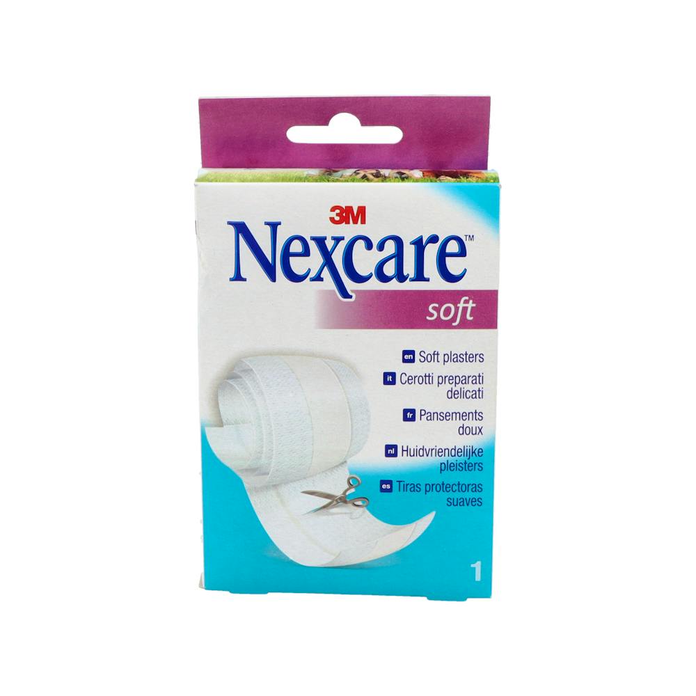 3M NEXCARE SOFT TIRAS PROTECTORAS SUAVES APOSITO 1M X 8 CM