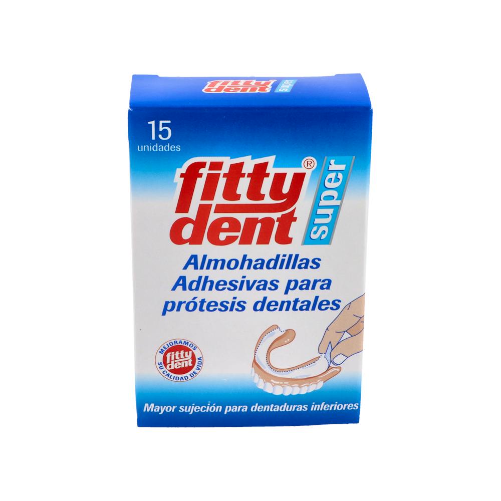 FITTYDENT SUPERADH ALMOHADILLAS ADHESIVAS PROTESIS 15 U