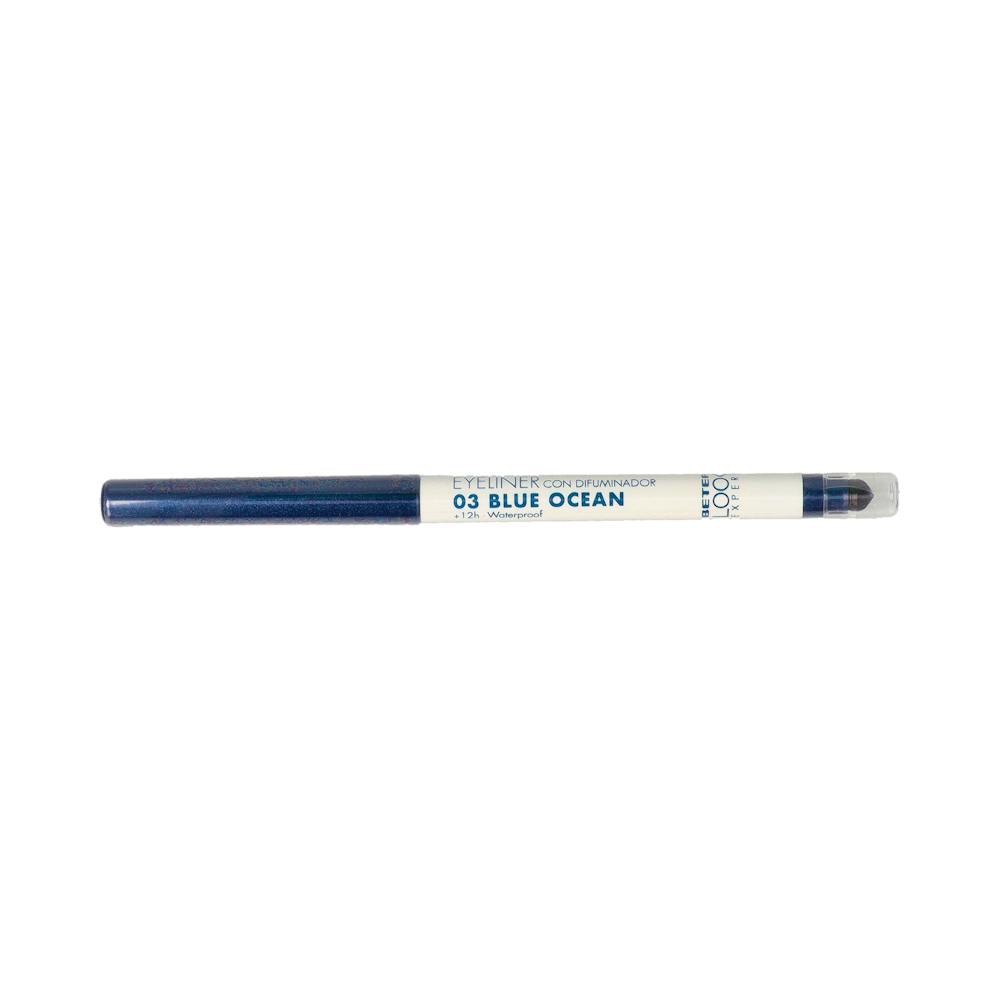 BETER EYELINER CON DIFUMINADOR AZUL MARINO