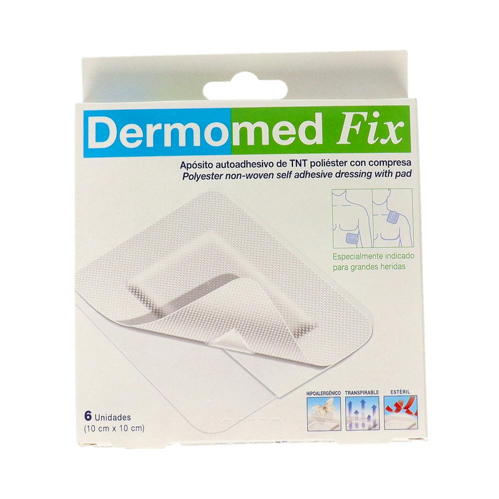DERMOMED FIX APOSITO ADHESIVO ESTERIL 9 CM X 10 CM 6 U