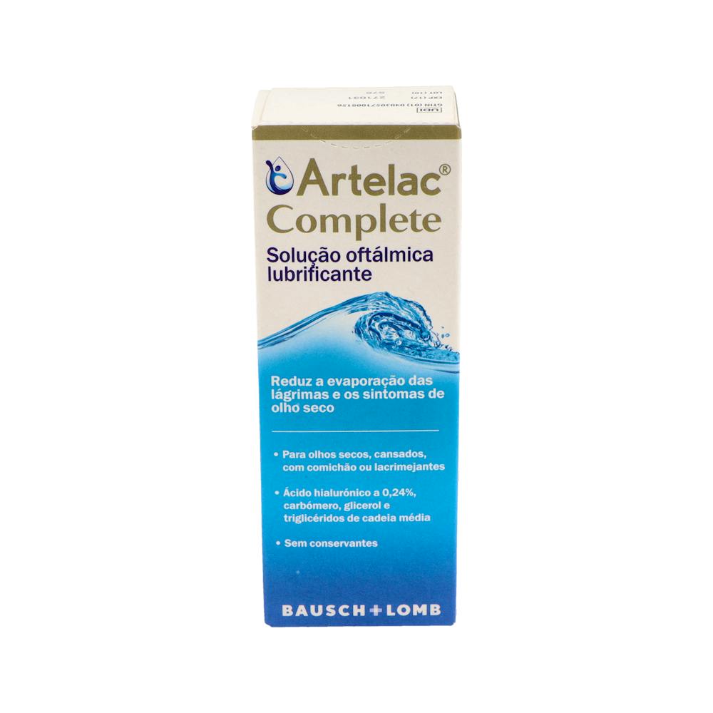 ARTELAC COMPLETE ESTERIL GOTAS OCULARES;;1 ENVASE MULTIDOSIS 10 ml