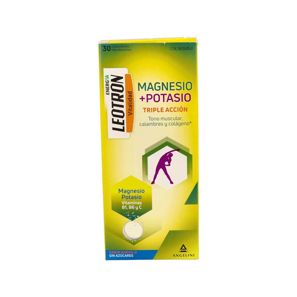 LEOTRON MAGNESIO + POTASIO 36 COMPRIMIDOS EFERV