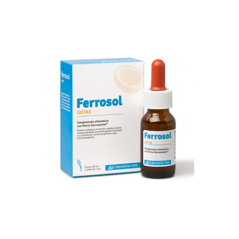 FERROSOL GOTAS Y SOBRE 1 FRASCO 30 ML + 1 SOBRE 19 G