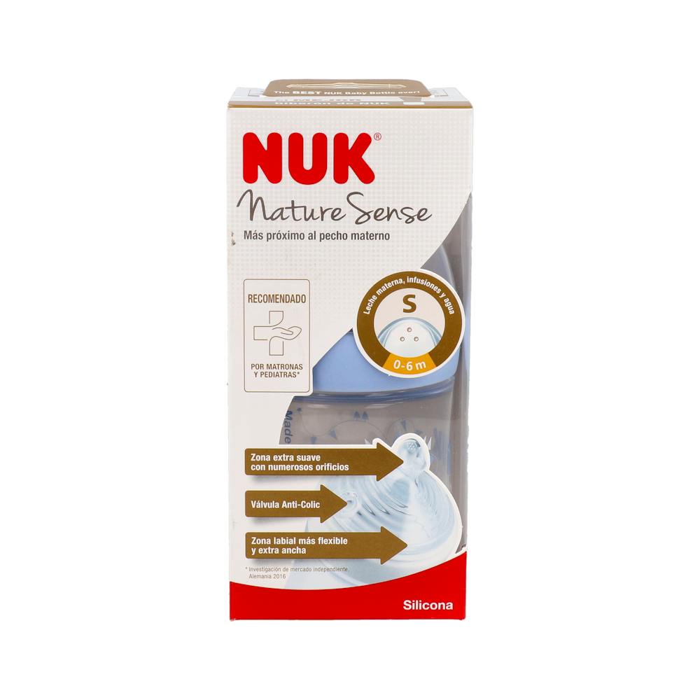 BIBERON PP SILICONA NUK NATURE SENSE 1 UNIDAD 1S 150 ML