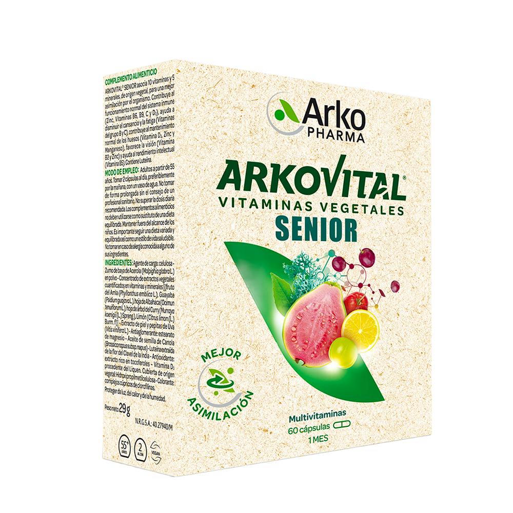 ARKOVITAL PURA ENERGIA 50+ SENIOR 60 CAPSULAS
