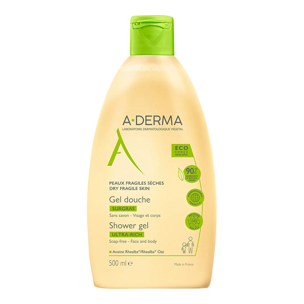 ADERMA GEL DUCHA LIQ SOBREGRASO AVENA 500 ML