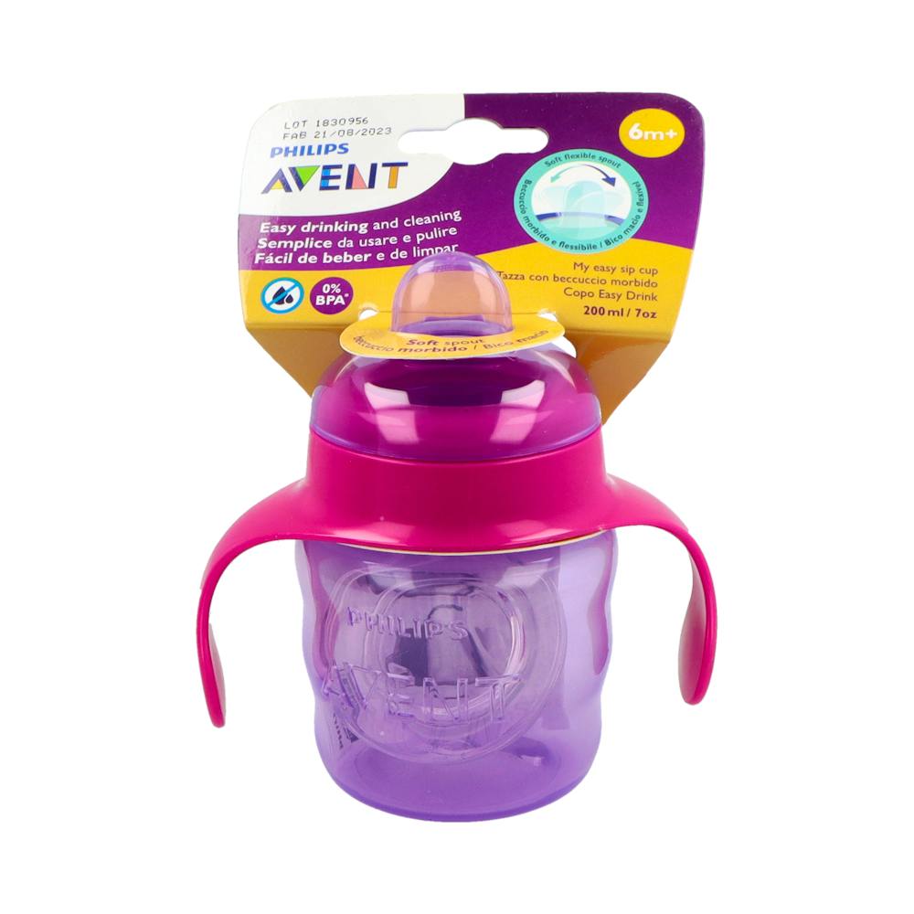 VASITO BOQUILLA BLANDA PHILIPS AVENT NIÑA 200 ML