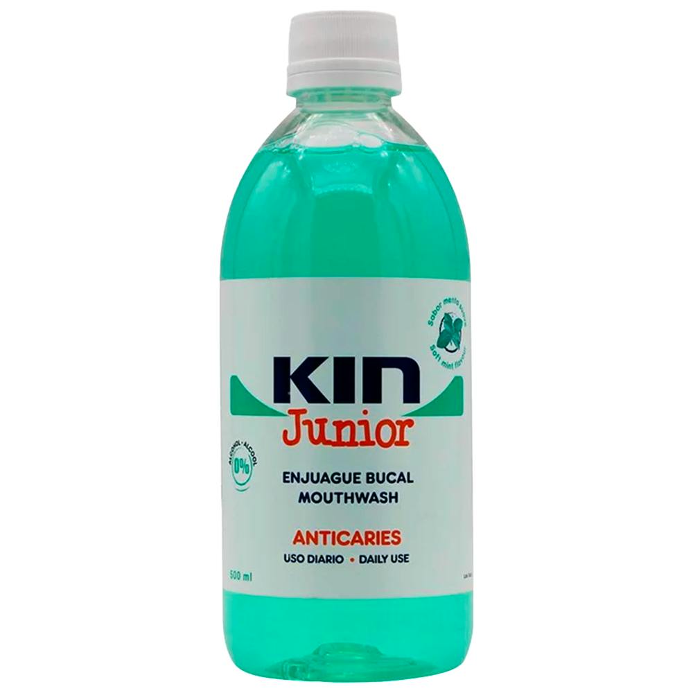 KIN JUNIOR ENJUAGUE BUCAL 1 ENVASE 500 ML