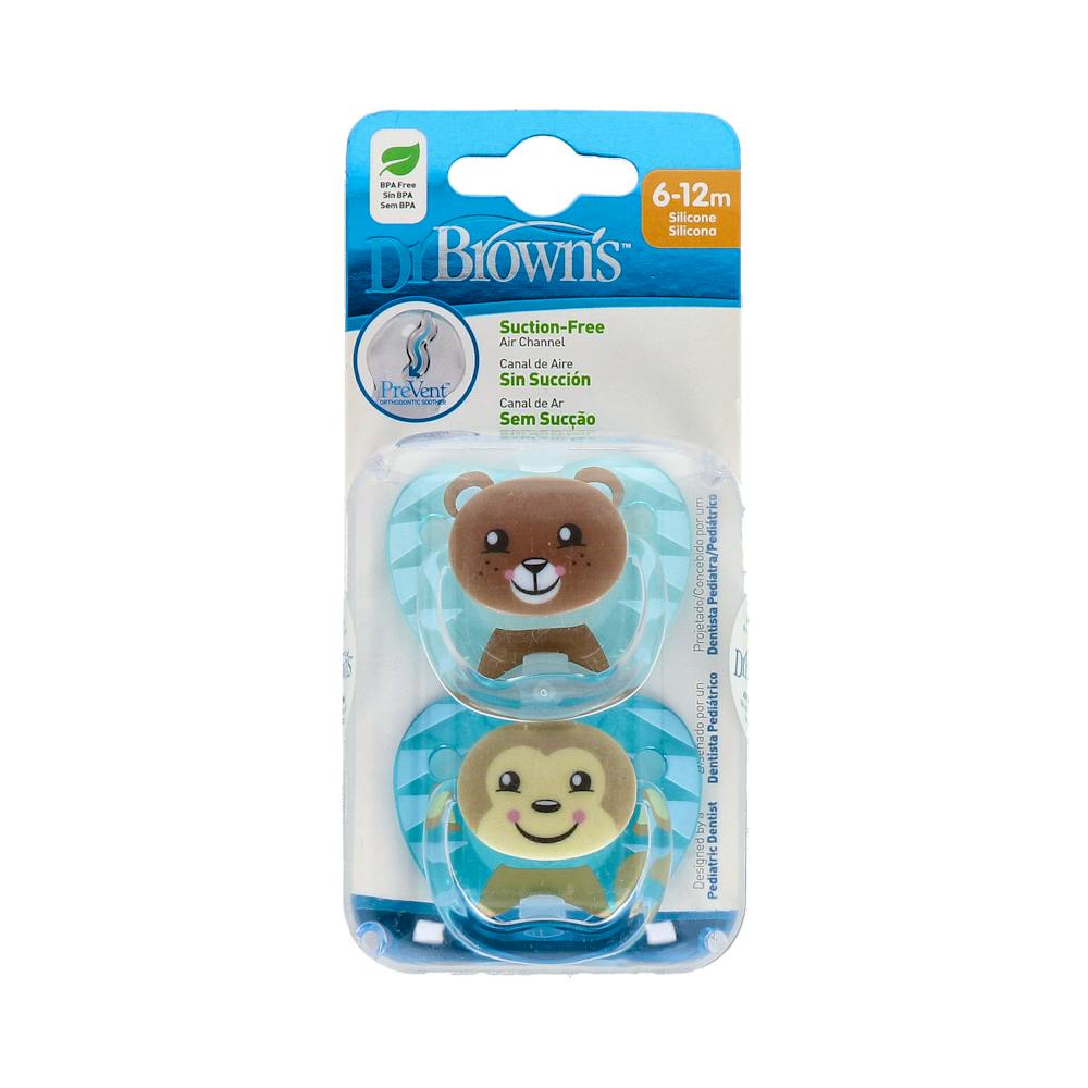 DR BROWNS CHUPETE 6·18M SILICONA