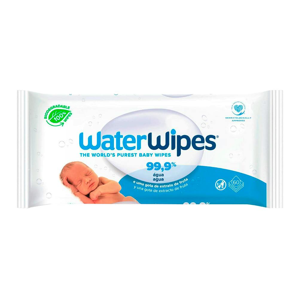 WATERWIPES BEBE 60 TOALLITAS
