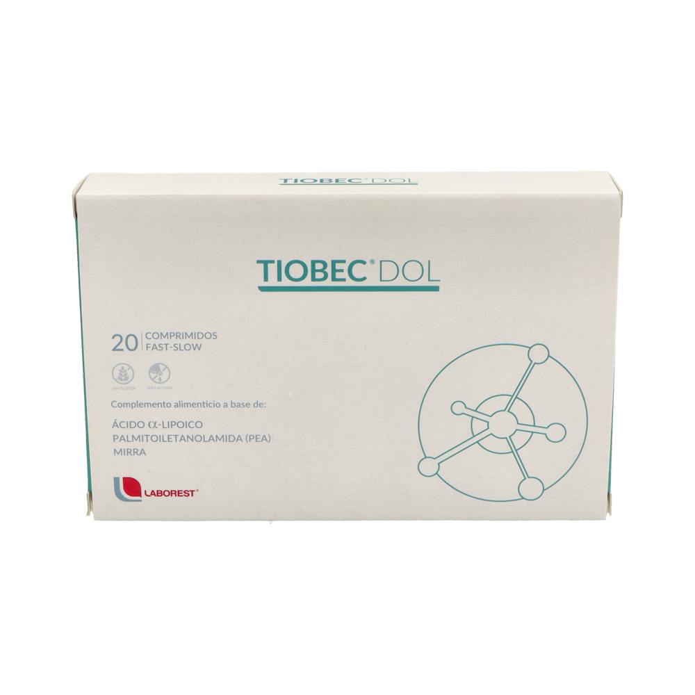 TIOBEC DOL 20 COMPRIMIDOS