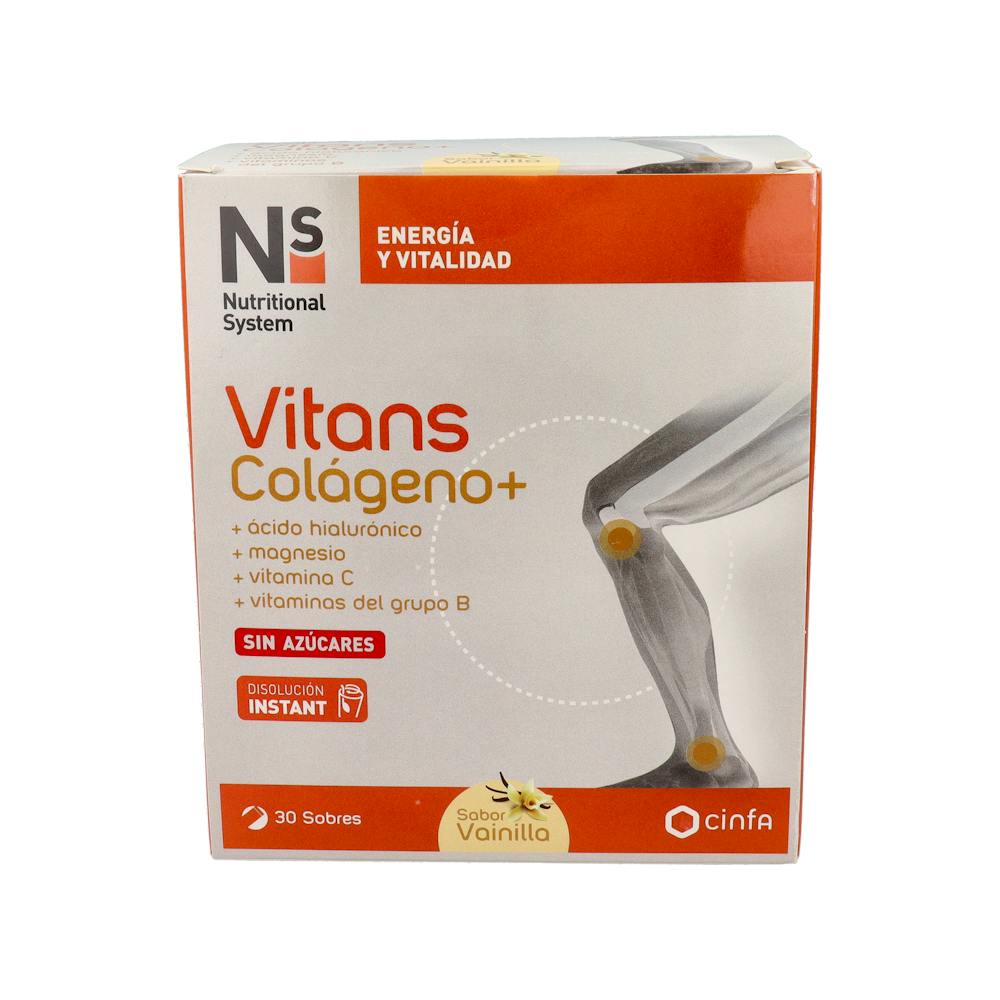 NS VITANS COLAGENO+ 30 SOBRES VAINILLA