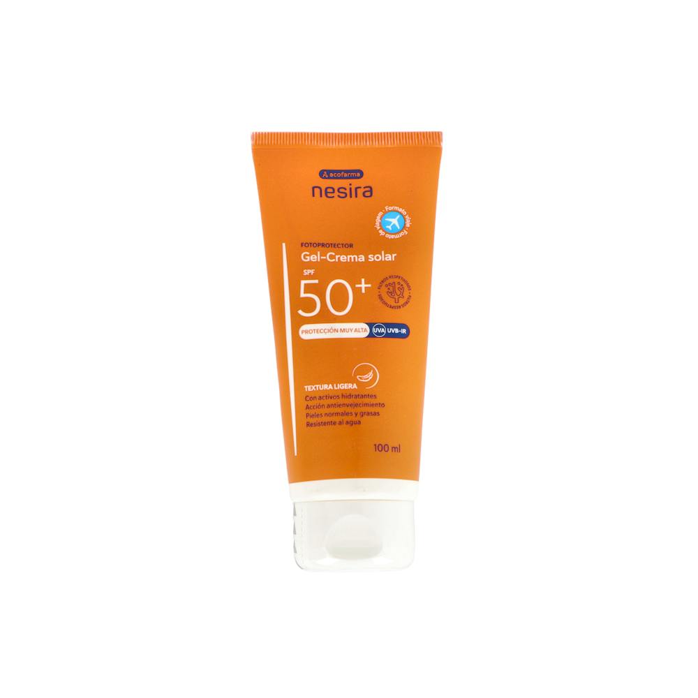 ACOFARDERM SPF 50+ GEL CREMA SOLAR 1 ENVASE 100 ML