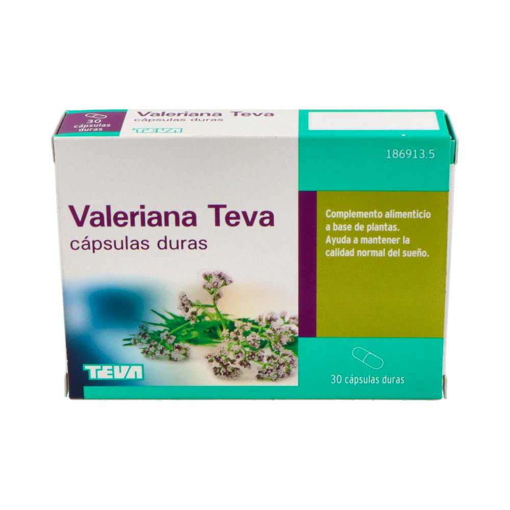 VALERIANA TEVA 30 CAPSULAS DURAS