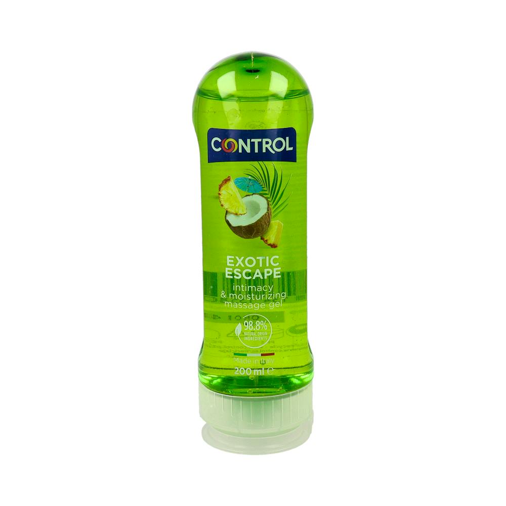 CONTROL GEL EXOTIC ESCAPE 2 IN 1 MASSAJE & PLEASURE 200 ML