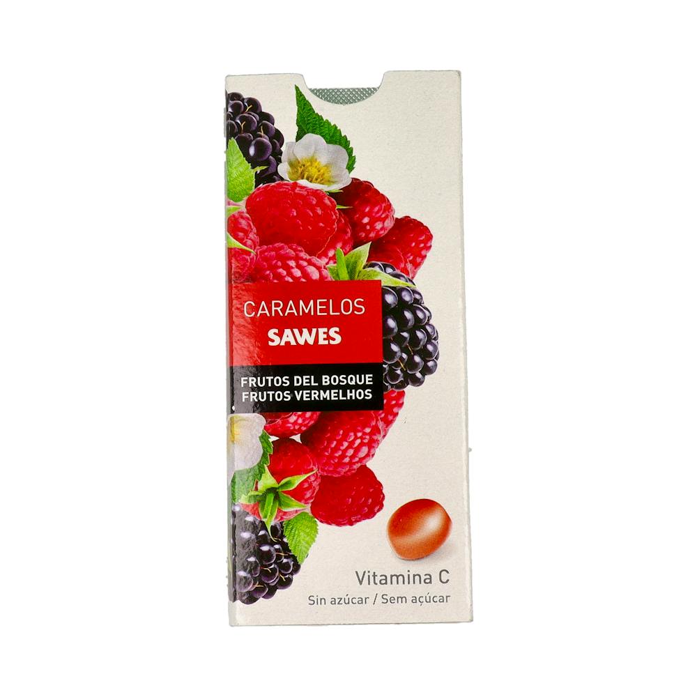 SAWES CARAMELOS BLISTER SIN AZUCAR FRUTOS DEL B