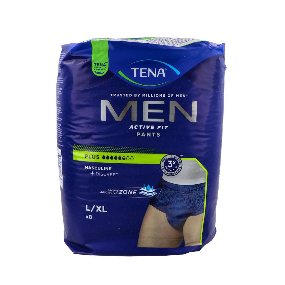TENA MEN ACTIVE FIT TALLA L 8 UNIDADES