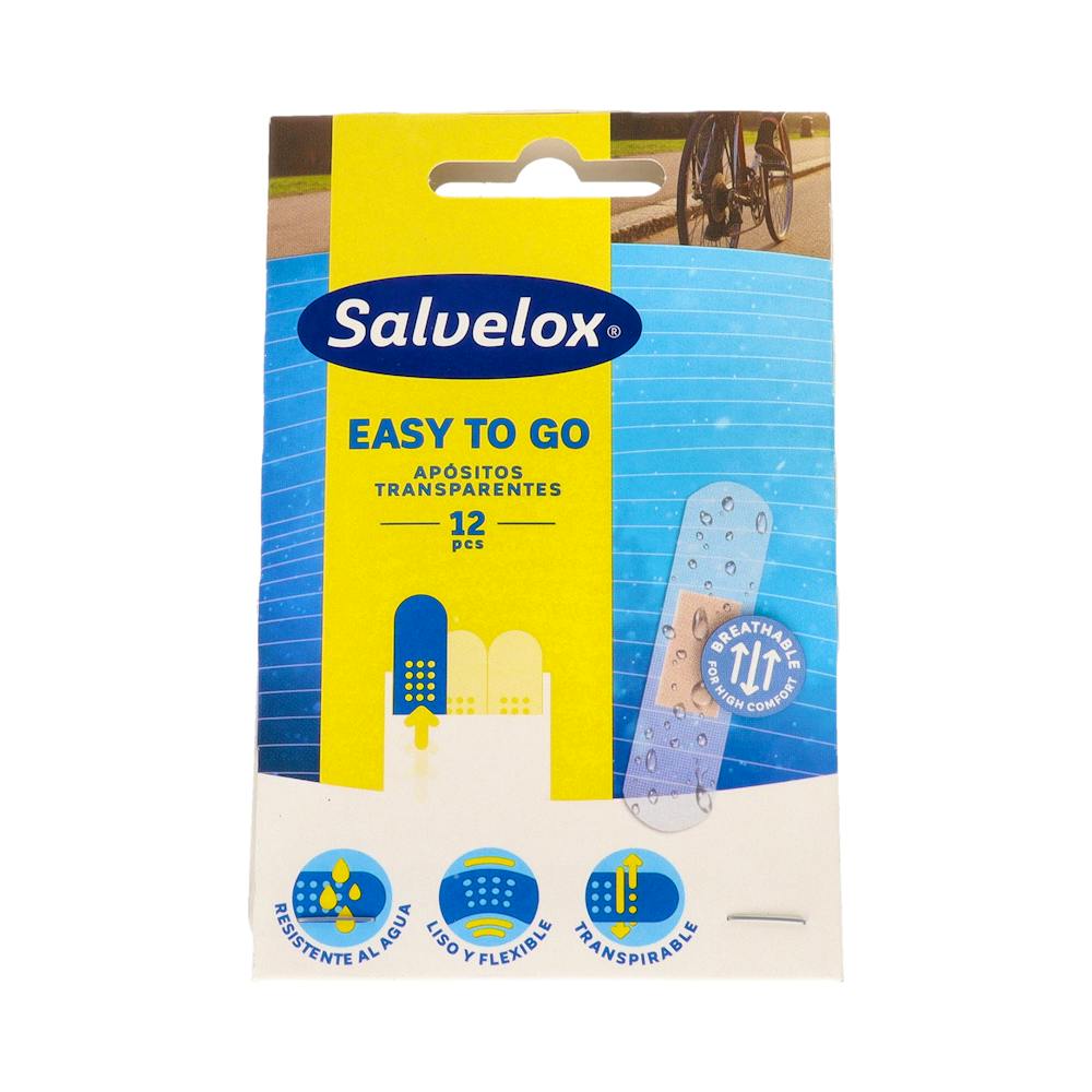 SALVELOX EASY TO GO TRANSPARENTE12 U APOSITO ADHESIVO FLEXIBLE RESISTENTE