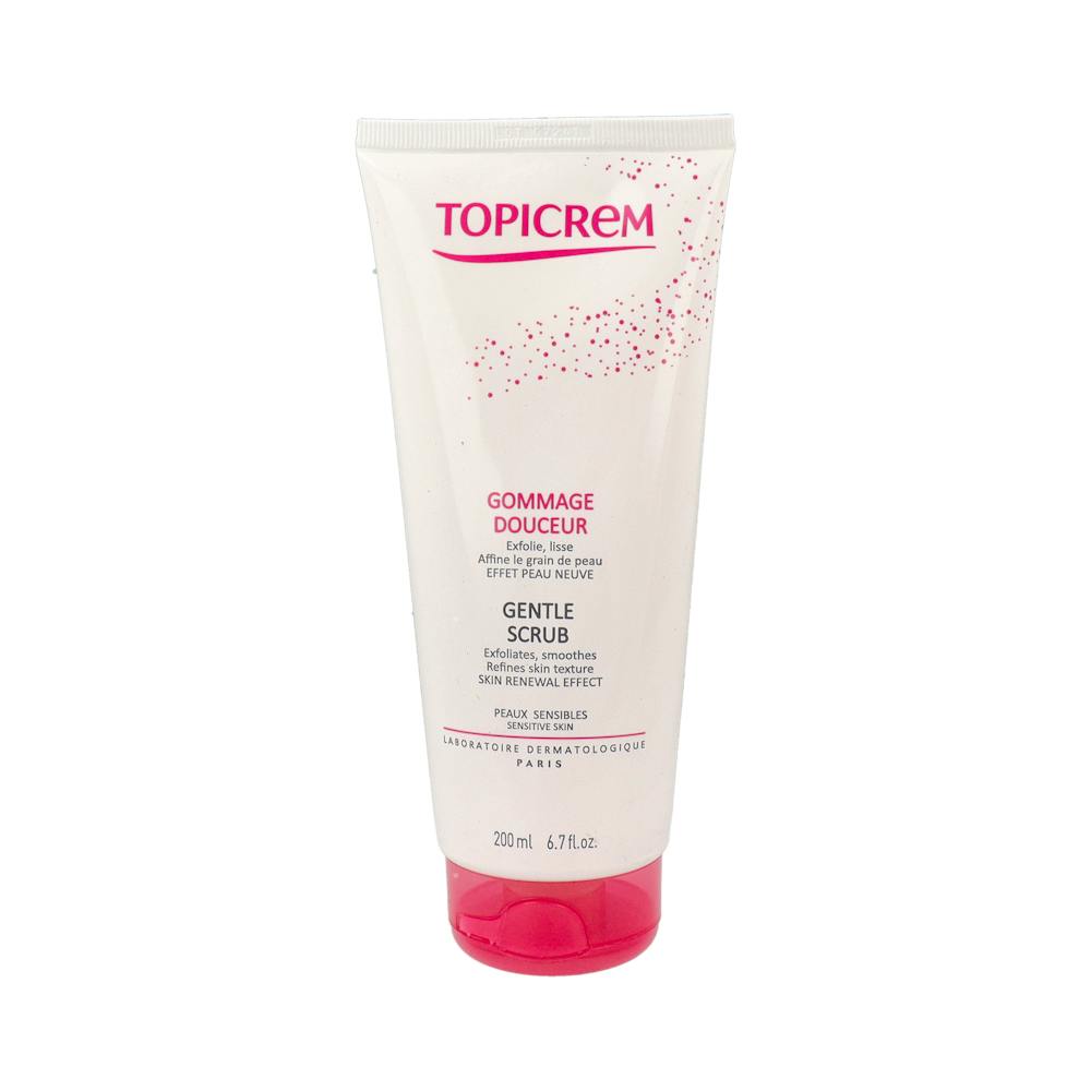 TOPICREM EXFOLIANTE SUAVE PIEL SENSIBLE 200 ML CARA Y CUERPO Y LINEA BIKINI (DEPILACION)