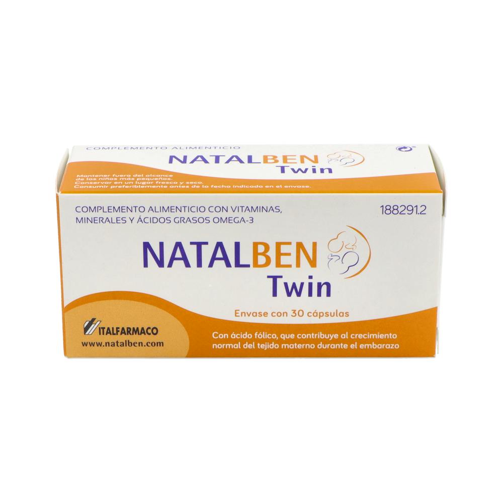 NATALBEN TWIN 30 CAPSULAS