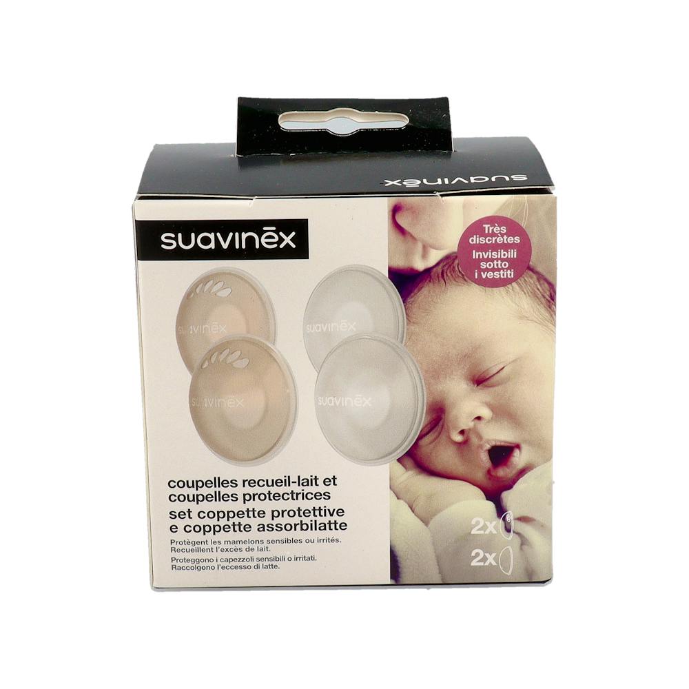 SUAVINEX CONCHAS PROTECTORAS + RECOLECTORAS SET 6 U