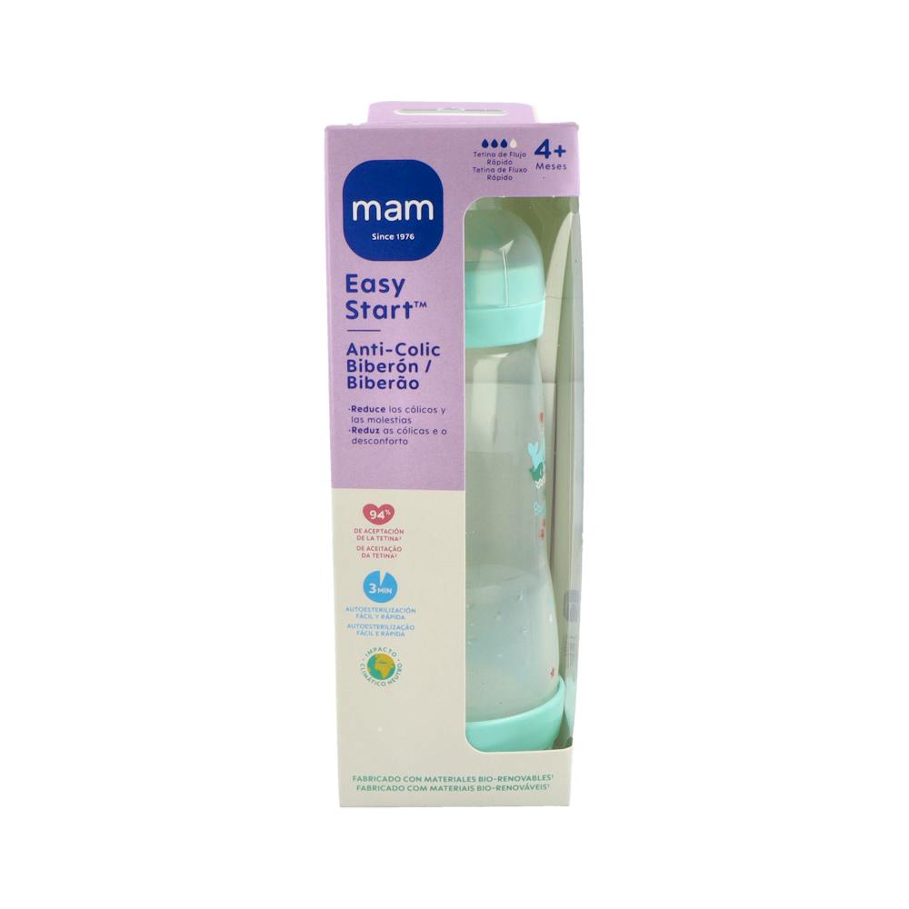 MAM BIBERON ANTICOLICO 320 ML VERDE