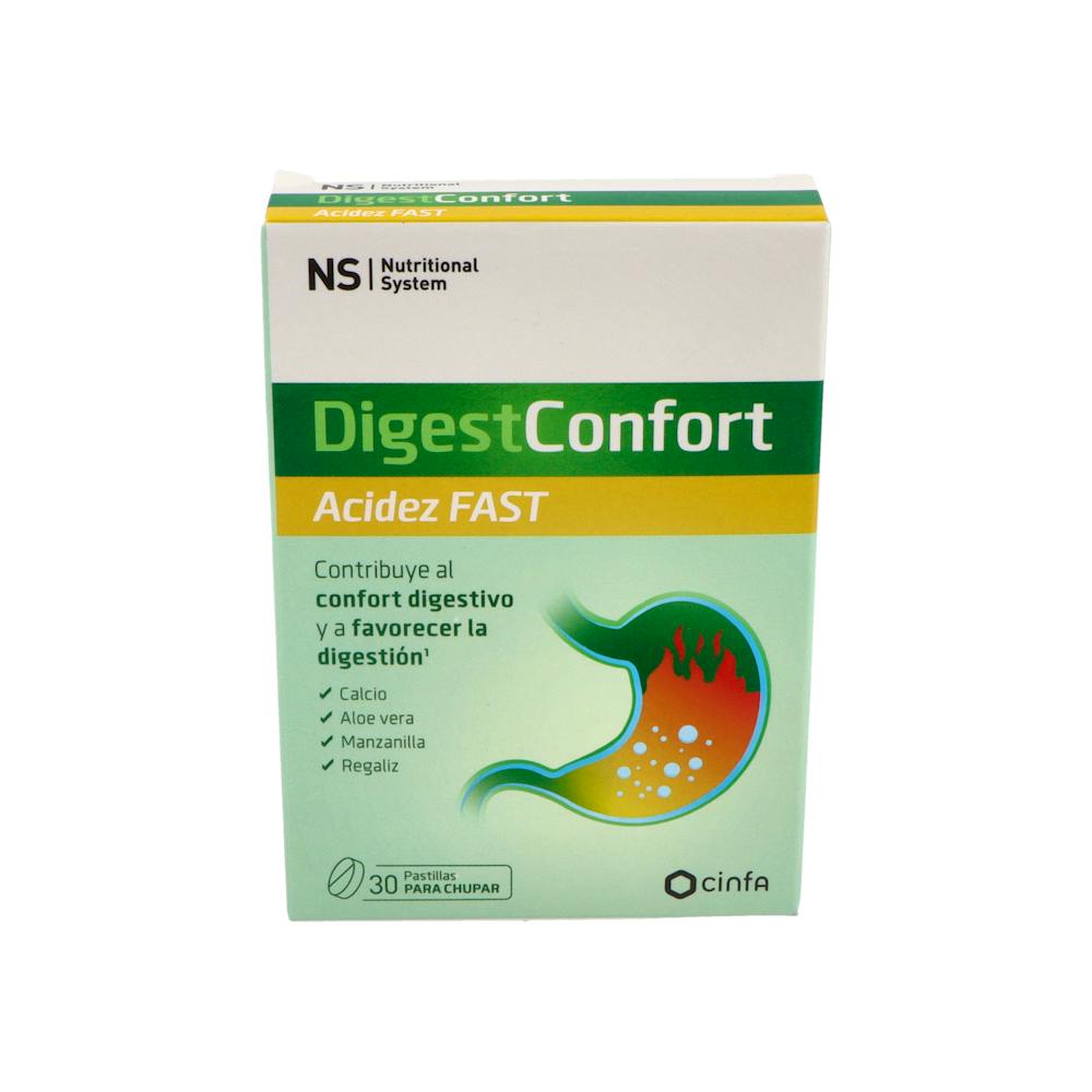 NS DIGESTCONFORT ACIDEZ FAST 30 PASTILLAS PARA CHUPAR