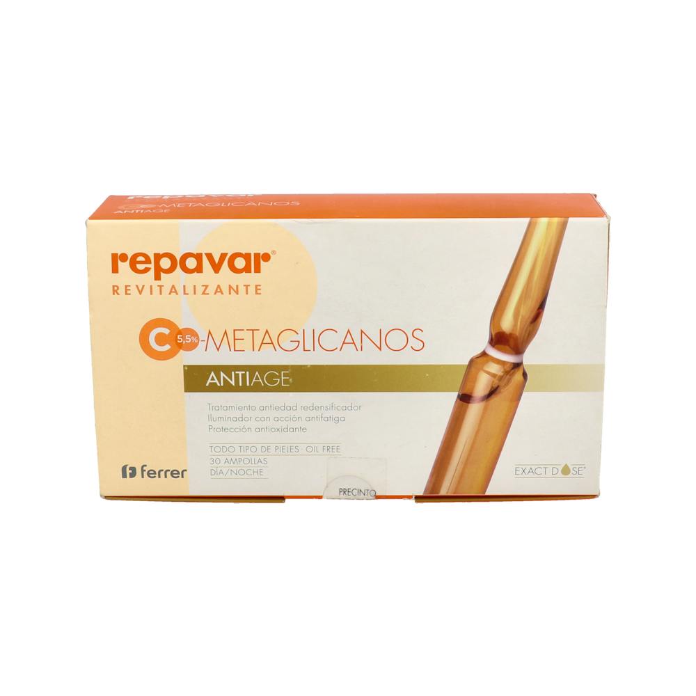 REPAVAR REVITALIZANTE AMPOLLAS ANTIAGE 30 AMP