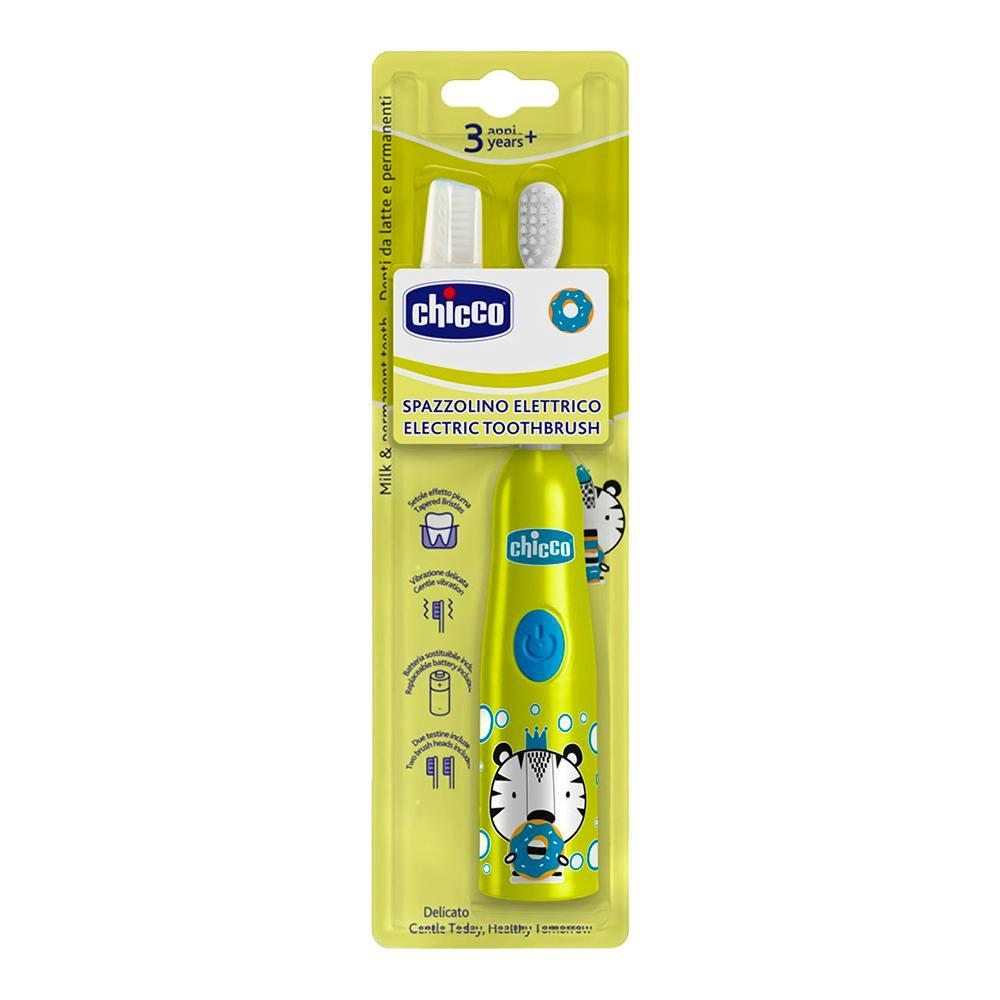 CEPILLO DENTAL ELECTRICO INFANTIL CHICCO 1 UNIDAD COLOR AZUL