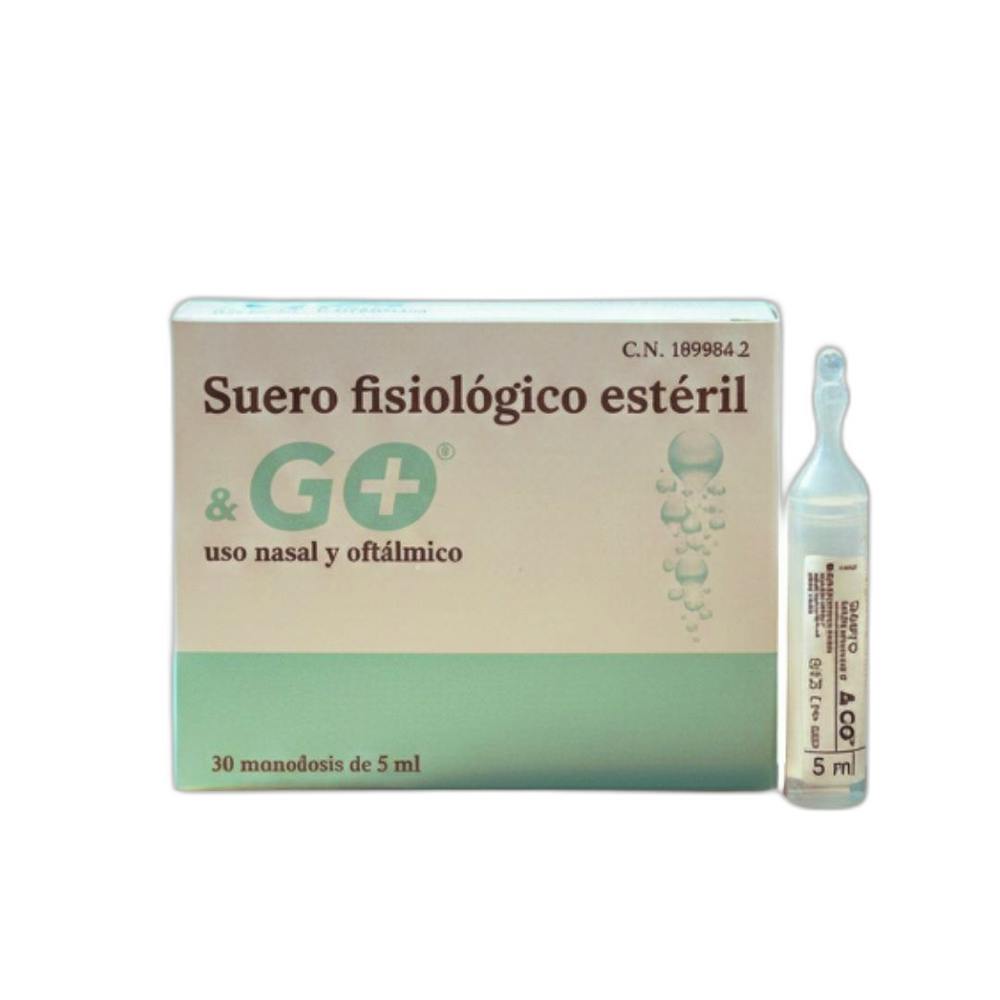 SUERO FISIOLOGICO ESTERIL & GO 5 ML 30 MONODOSIS