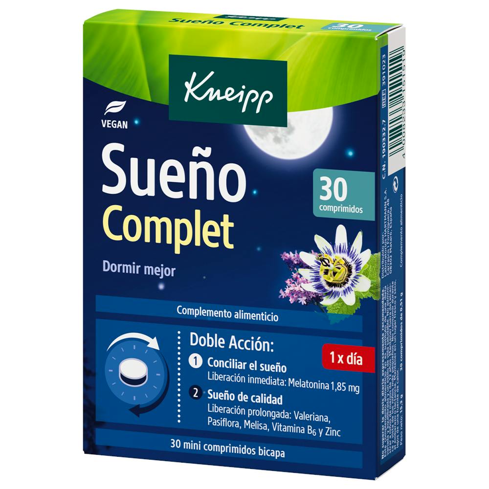 KNEIPP SUEÑO COMPLET 30 COMP