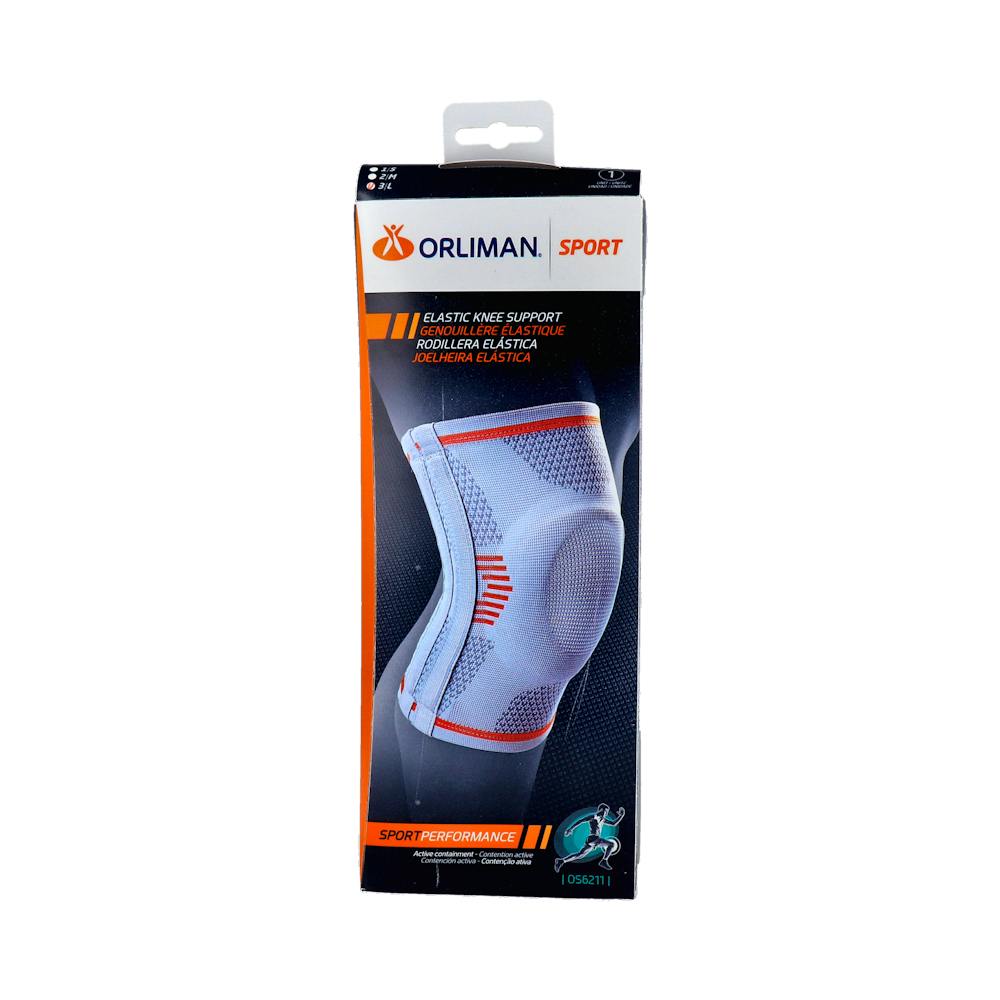 ORLIMAN RODILLERA ELASTICA GEL PAD Y FLEJES ORLIMAN SPORT OS6211 T 3