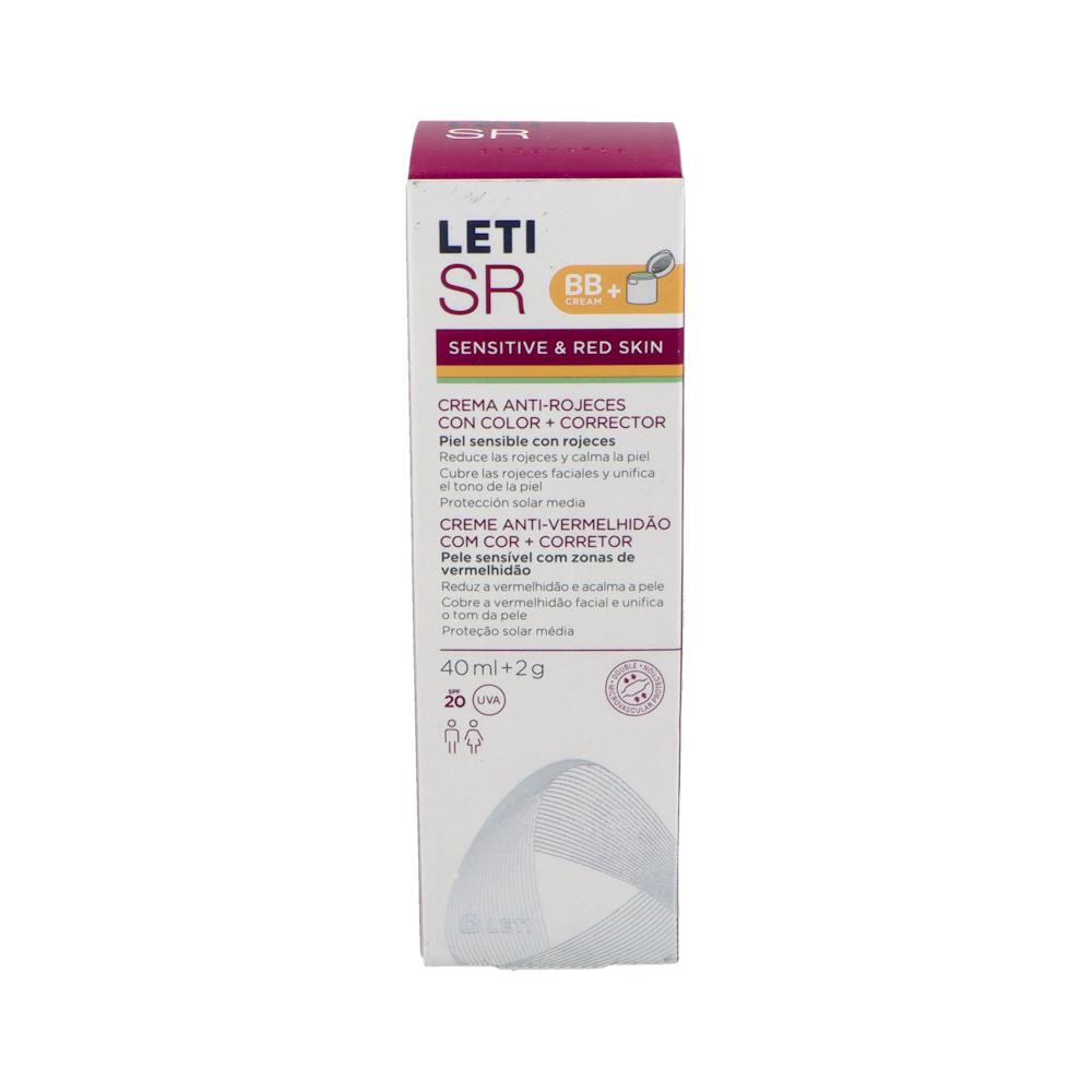 LETISR CREMA ANTIROJECES CON COLOR + CORRECTOR 1 ENVASE 40 ML + 1 ENVASE 2 G