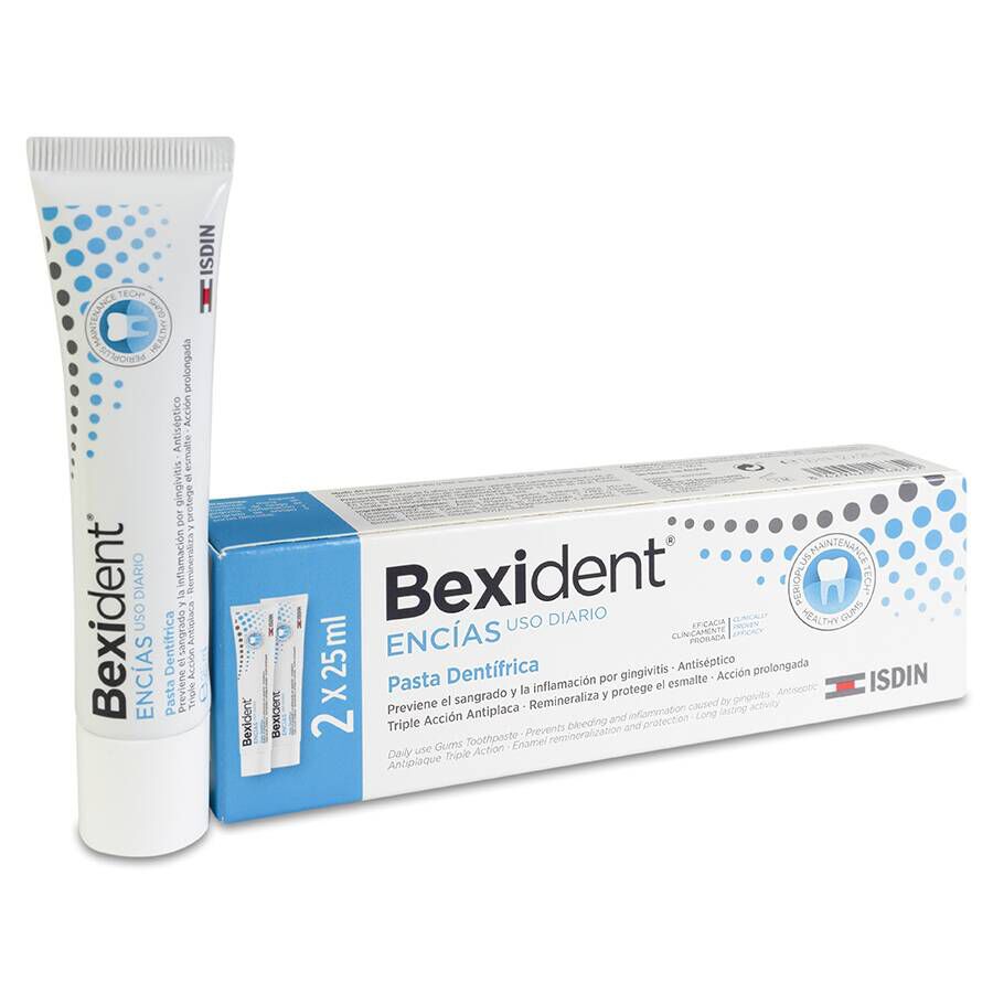 BEXIDENT ENCIAS USO DIARIO PASTA DENTAL DUPLO 2 X 125 ML