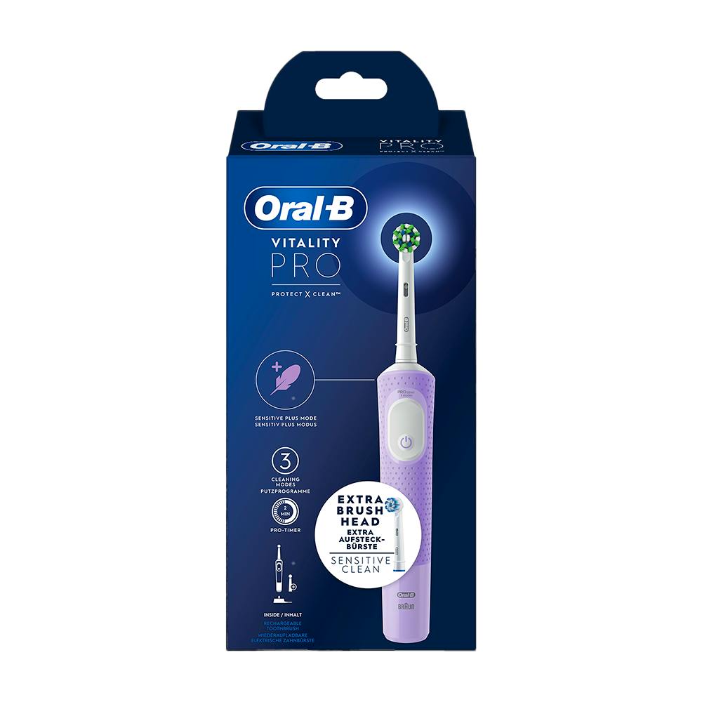 CEPILLO DENTAL ELECTRICO RECARGABLE ORALB LILA