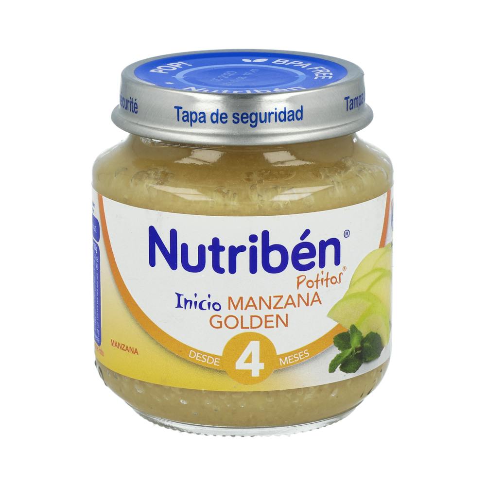 NUTRIBEN MANZANA GOLDEN 1 POTITO INICIO 130 G