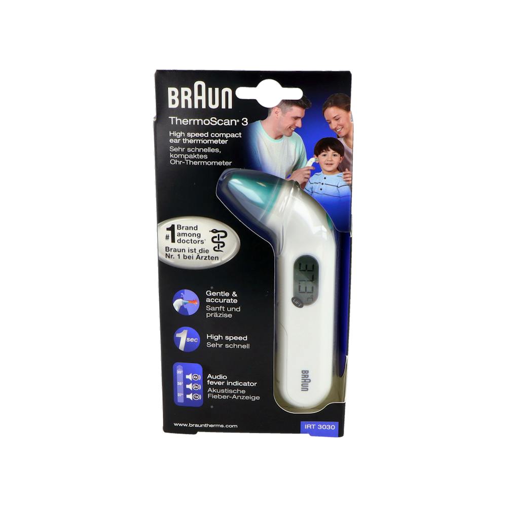 TERMOMETRO DE OIDO INFRARROJOS BRAUN THERMOSCAN3 IRT3030
