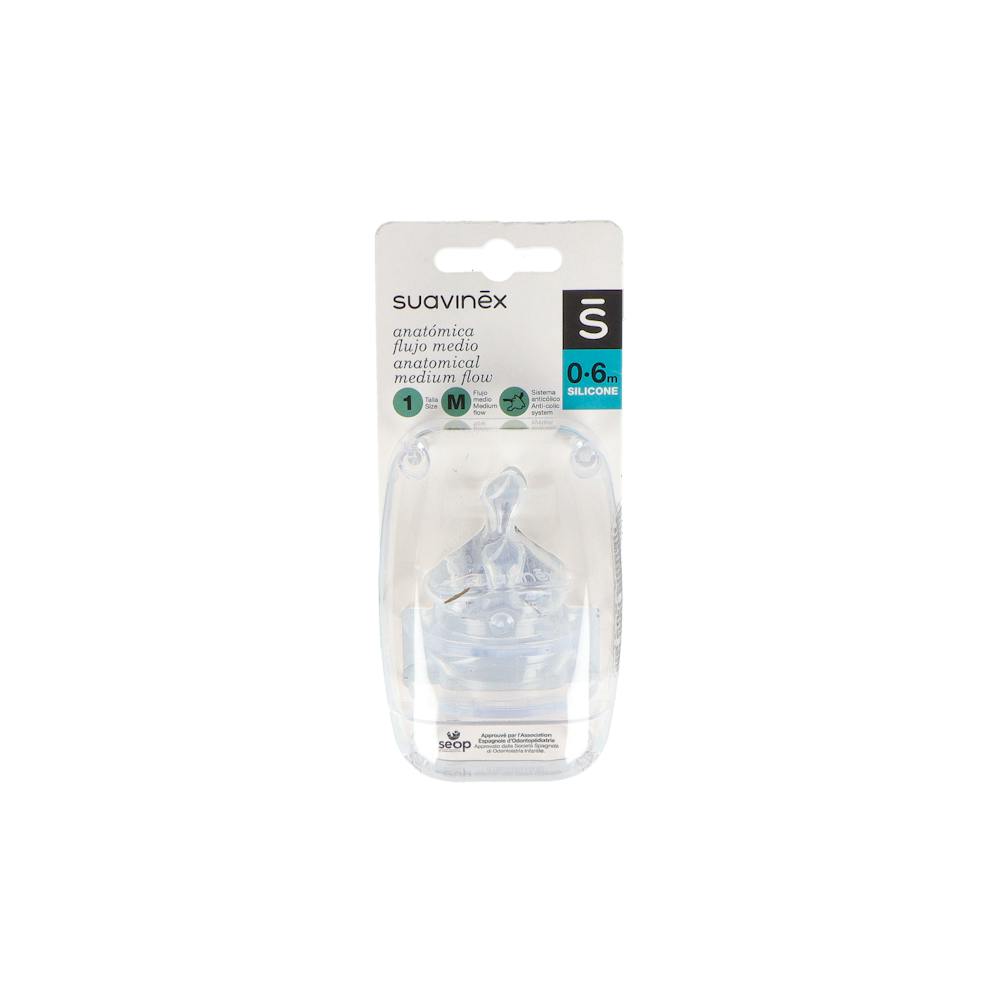 TETINA SUAVINEX ANATÓMICA 0/6 SILICONA