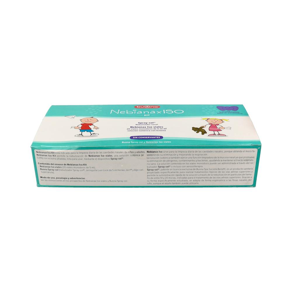 NEBIANAX ISO KIT (20 VIALES 5 ML + SPRA