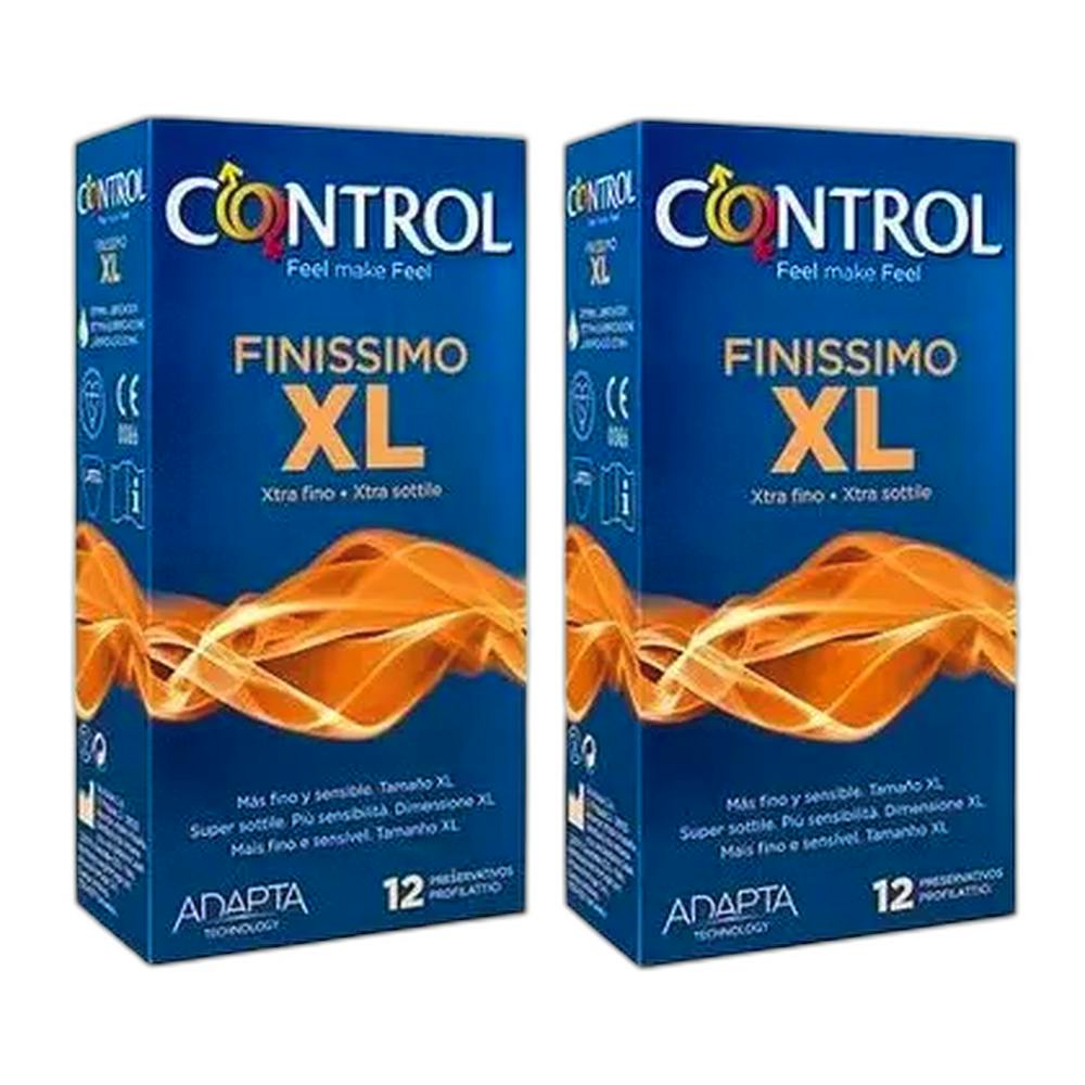CONTROL FINISSIMO XL DUPLO : 12 UNI + 12 UNI 50% 2ª UNI