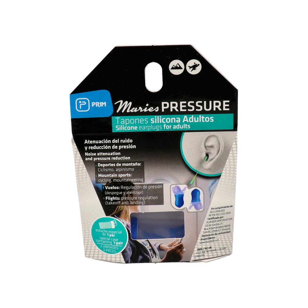 PRIM TAPONES OIDOS SILICONA MARIES PRESSURE ADULTO 1 PAR