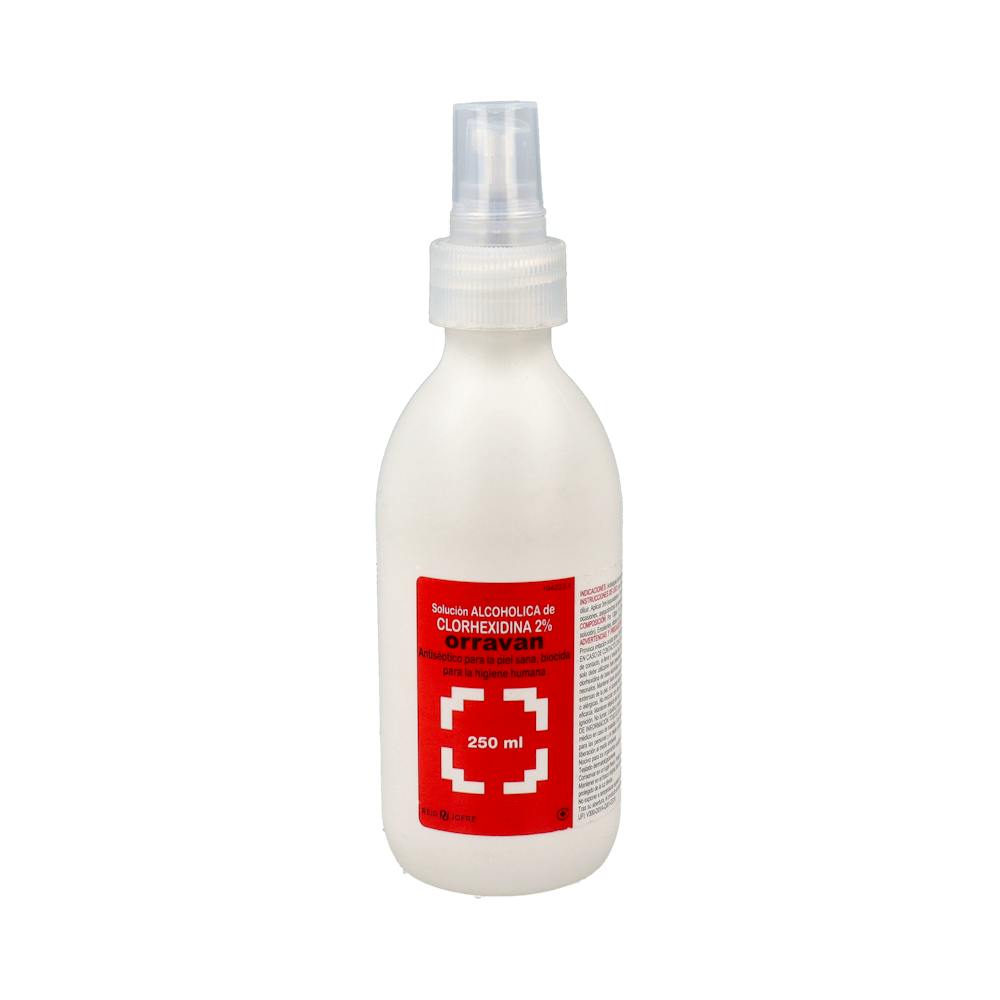 CLORHEXIDINA ALCOHOLICA ORRAVAN 250ML