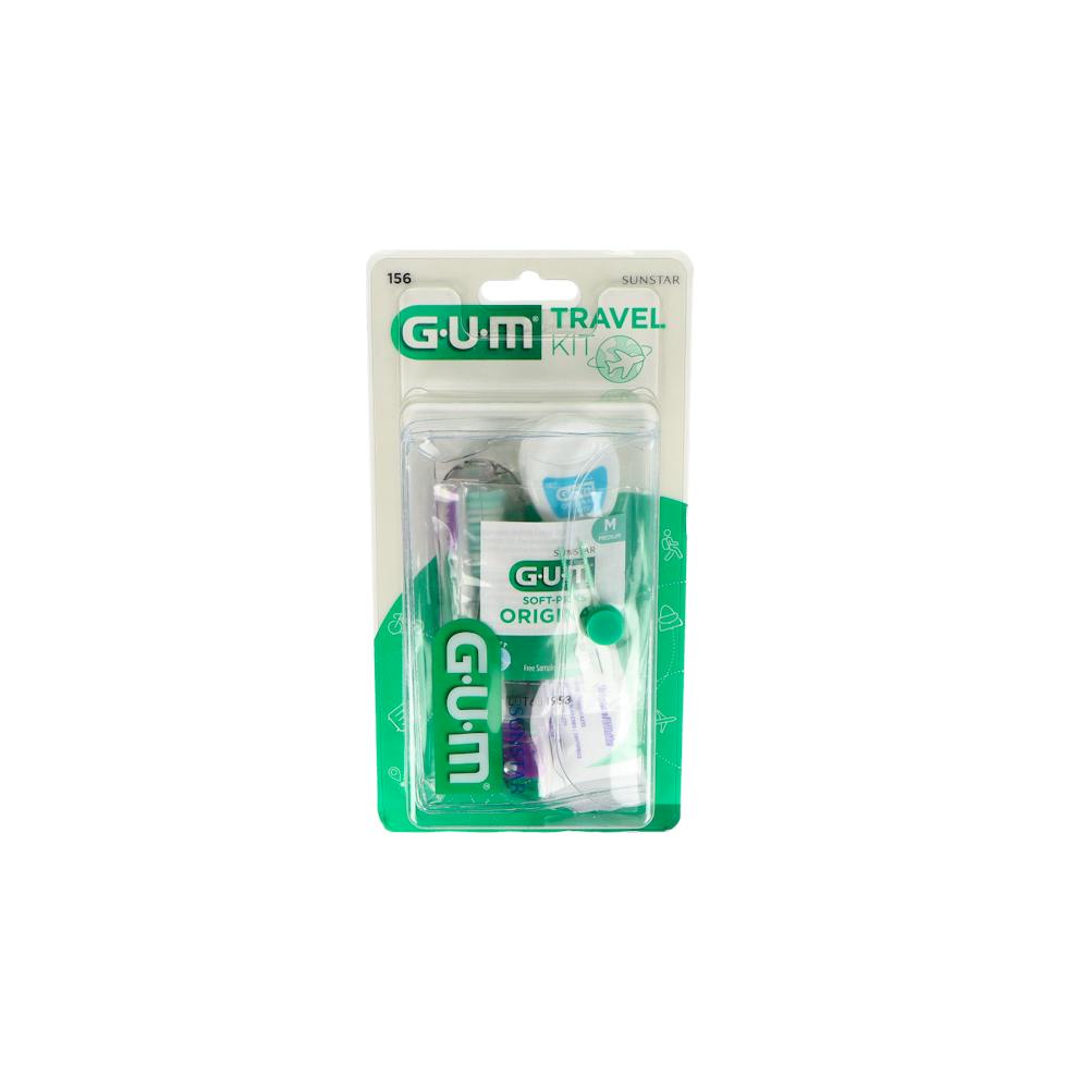 GUM KIT VIAJE 156 CEPILLO PASTA SEDA INTERPROXIMAL