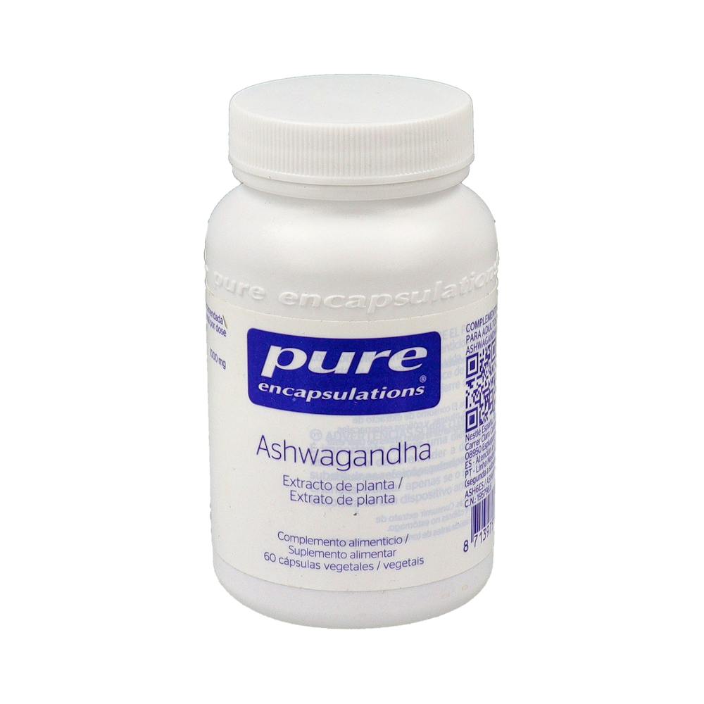 PURE ENCAPSULATIONS ASHWAGANDHA 60 CAPSULAS