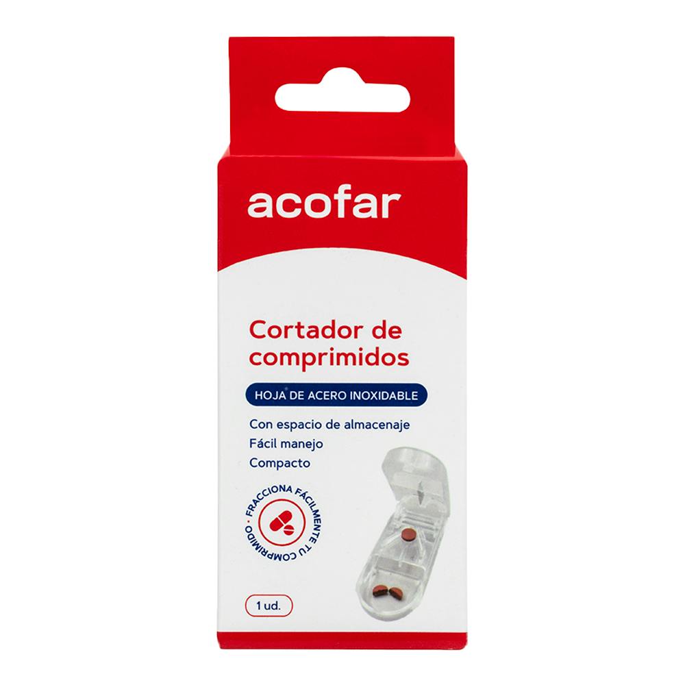 ACOFAR PASTILLERO CORTADOR DE COMPRIMIDOS 1 UNIDAD