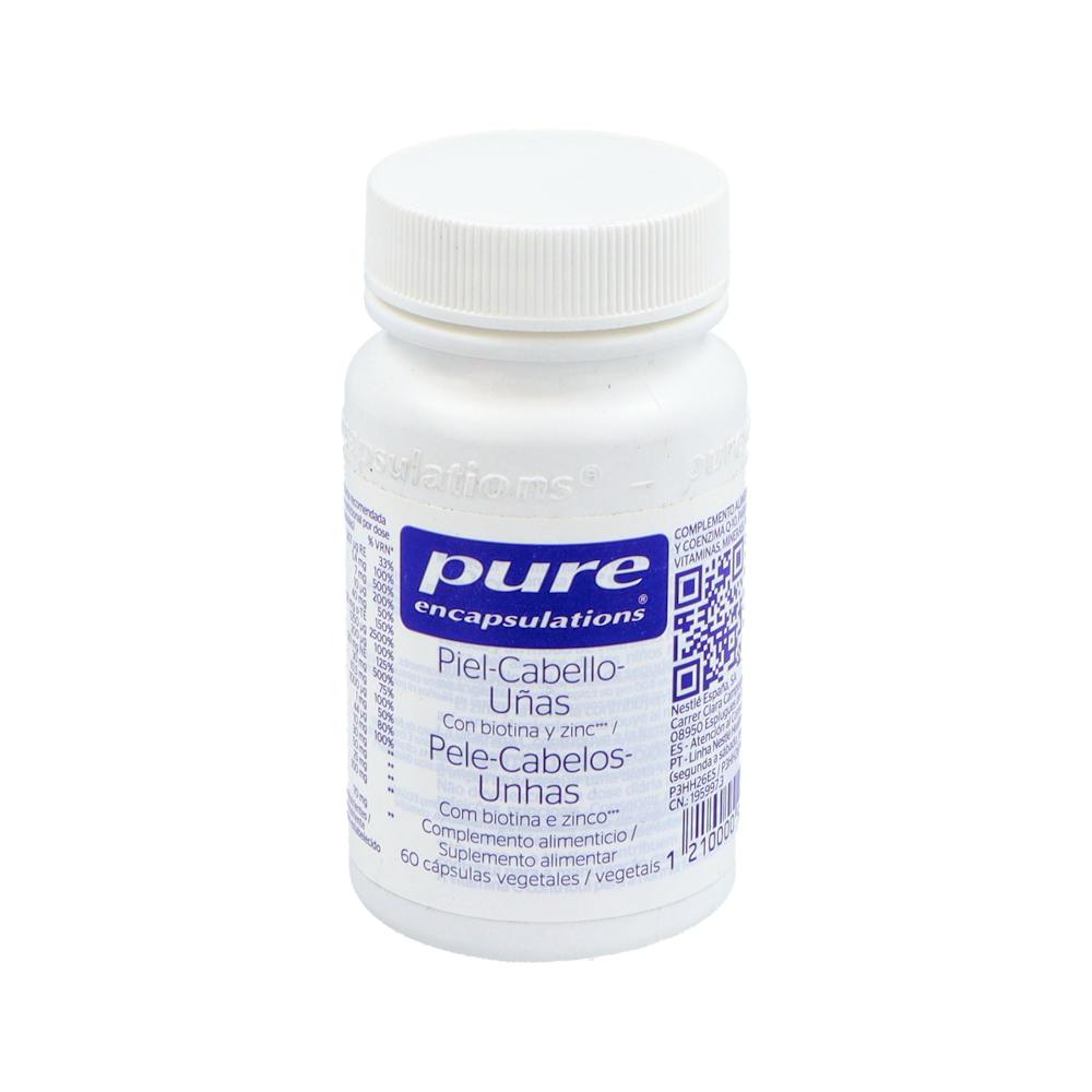PURE ENCAPSULATIONS PIEL CABELLO UÑAS 60 CAPSULAS