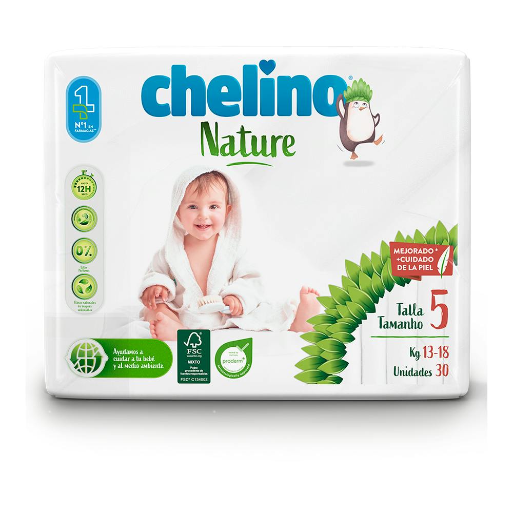 CHELINO NATURE T5 DE 13 A 18 KG 30 U